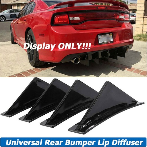 4pcs universal black - black, curved