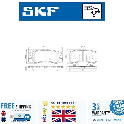 Brake pad set - pad, 4008